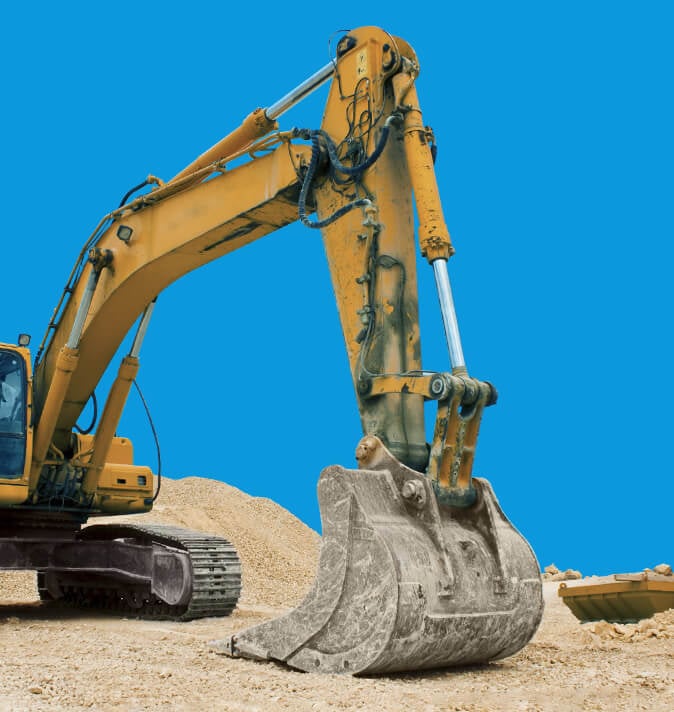 Yellow excavator T Squared Equipment LLC